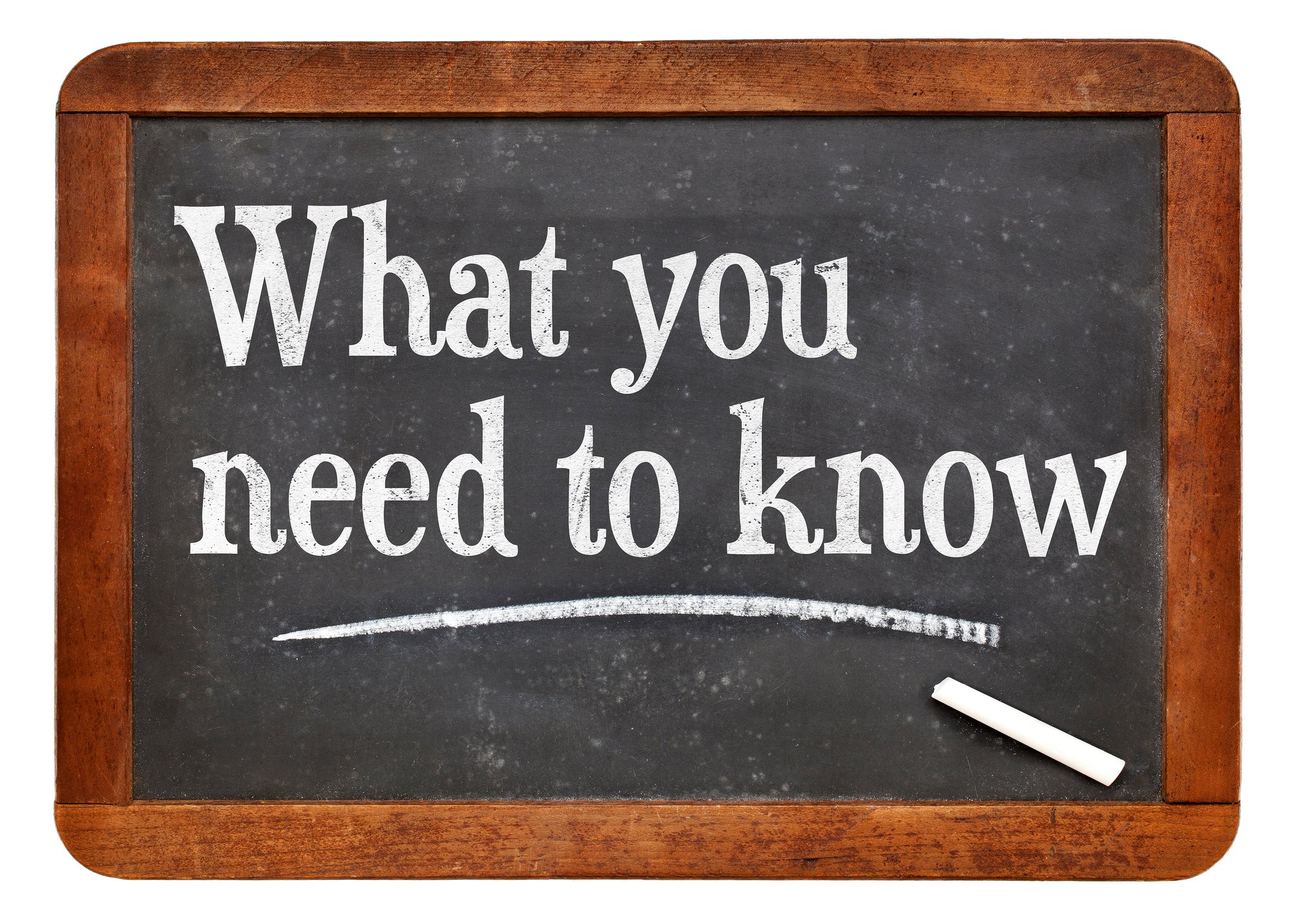 what you need to know things to know facts