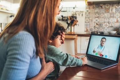 telemedicine mom child visit
