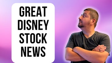great disney stock news