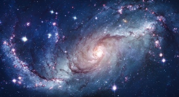 Image of a spiral galaxy.