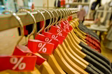 clothing store shopping sale