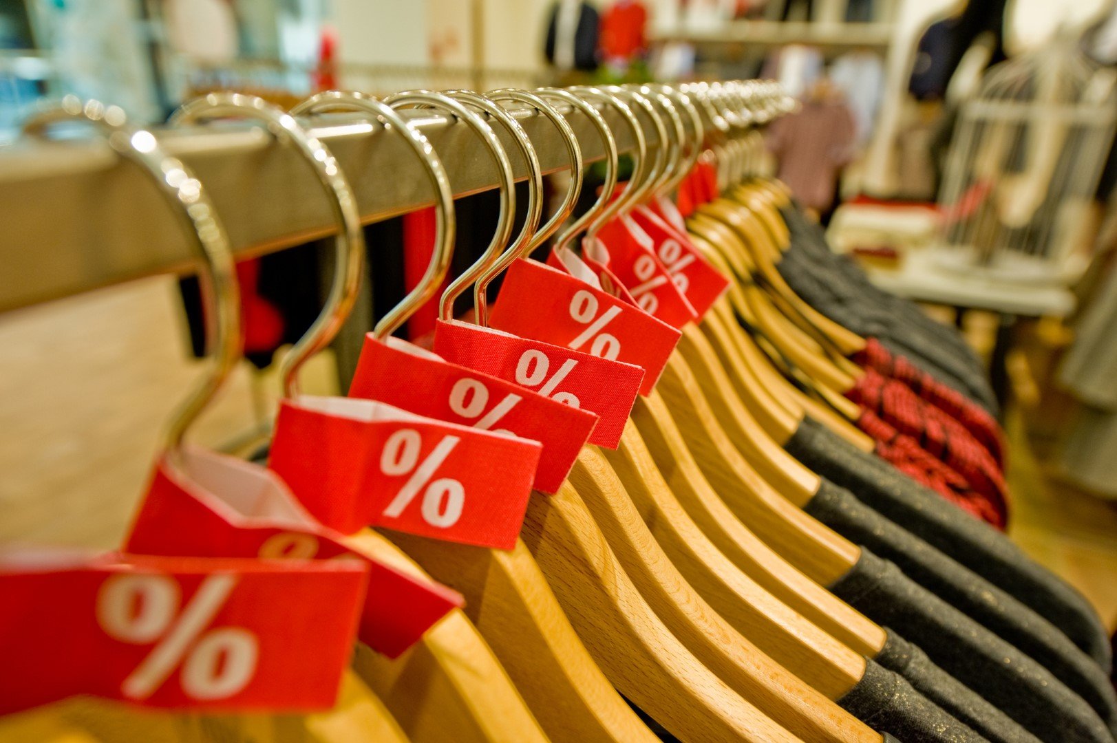clothing store shopping sale