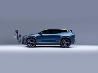 Fisker Ocean with charging port