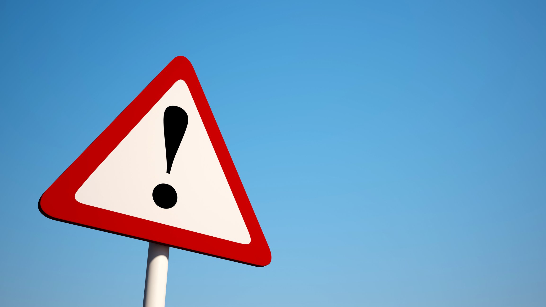 attention exclamation mark sign