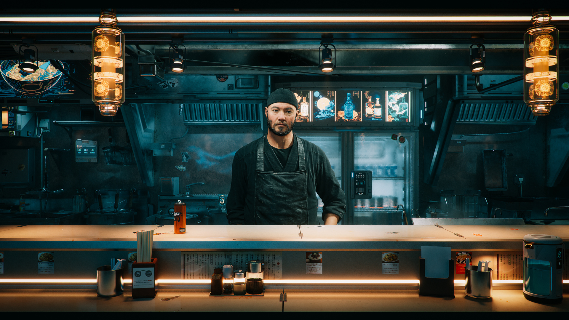 Video game character running on Nvidia's ACE technology.