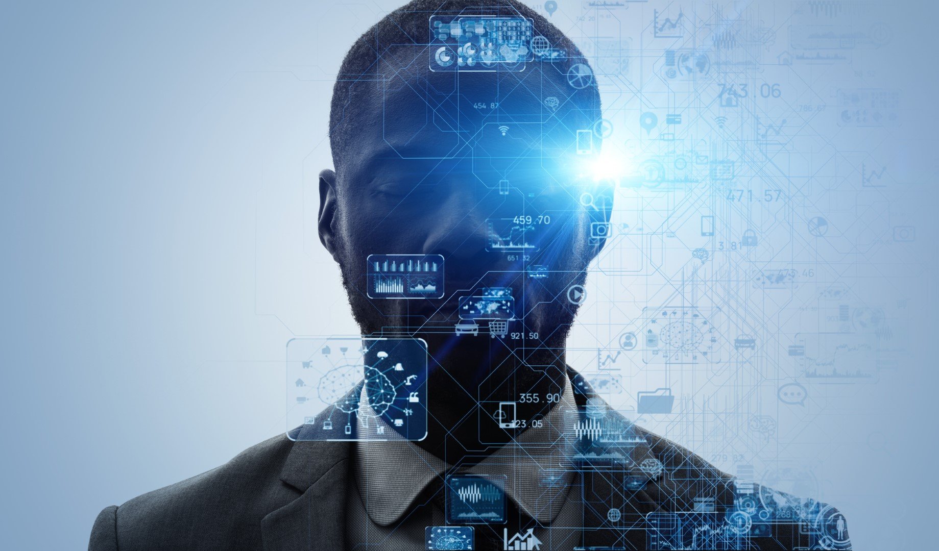 man in the middle of AI_deep learning