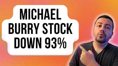 michael burry stock down 93%