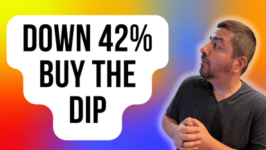 down 42% buy the dip