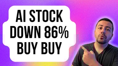 ai stock down 86% buy buy