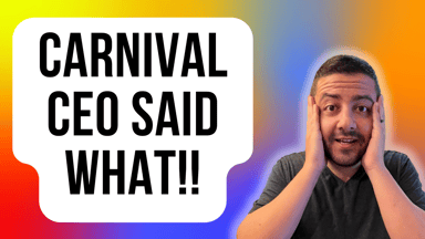 carnival ceo said what!!