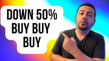 down 50% BUY buy buy