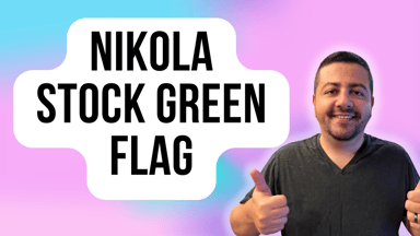 nikola stock green flag