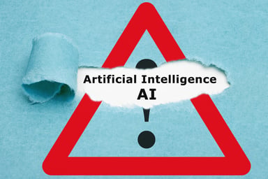 AI warning sign