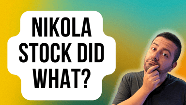 nikola stock did what