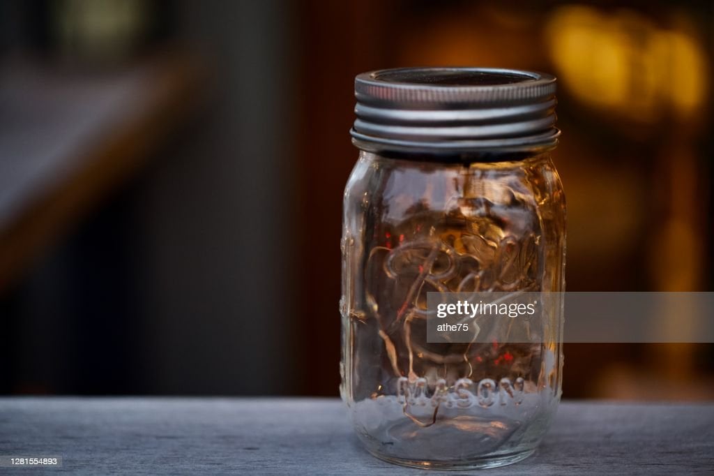 Ball Mason jar.