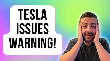 tesla issues warning!