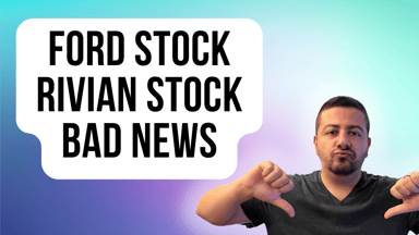 ford atoxk rivian stock bad news