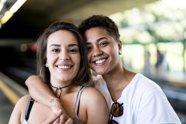 Getty - happy smiling couple lgbt gay