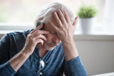 retiree phone call on hold 
