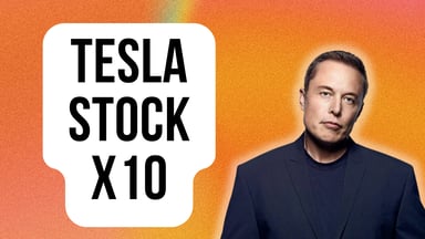 tesla stock x10