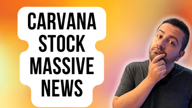 carvana stock massive news