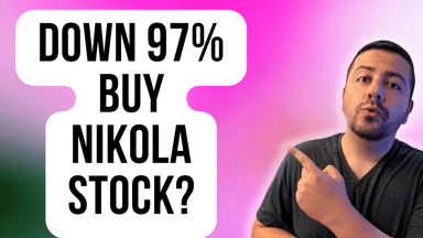 down 87% buy nikola stock