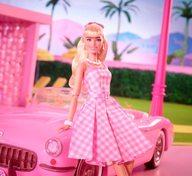 Barbie pink dress_Mattel