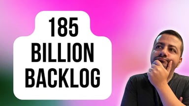 185% billion backlog