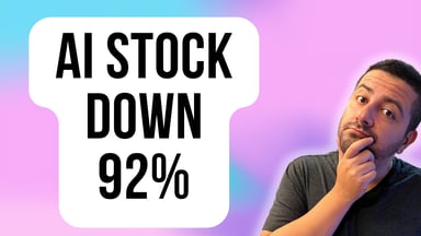 ai stock down 92%