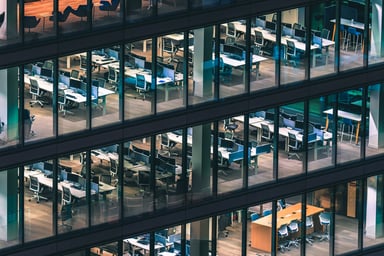 open concept office building