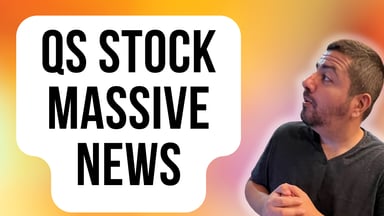 qs stock massive news