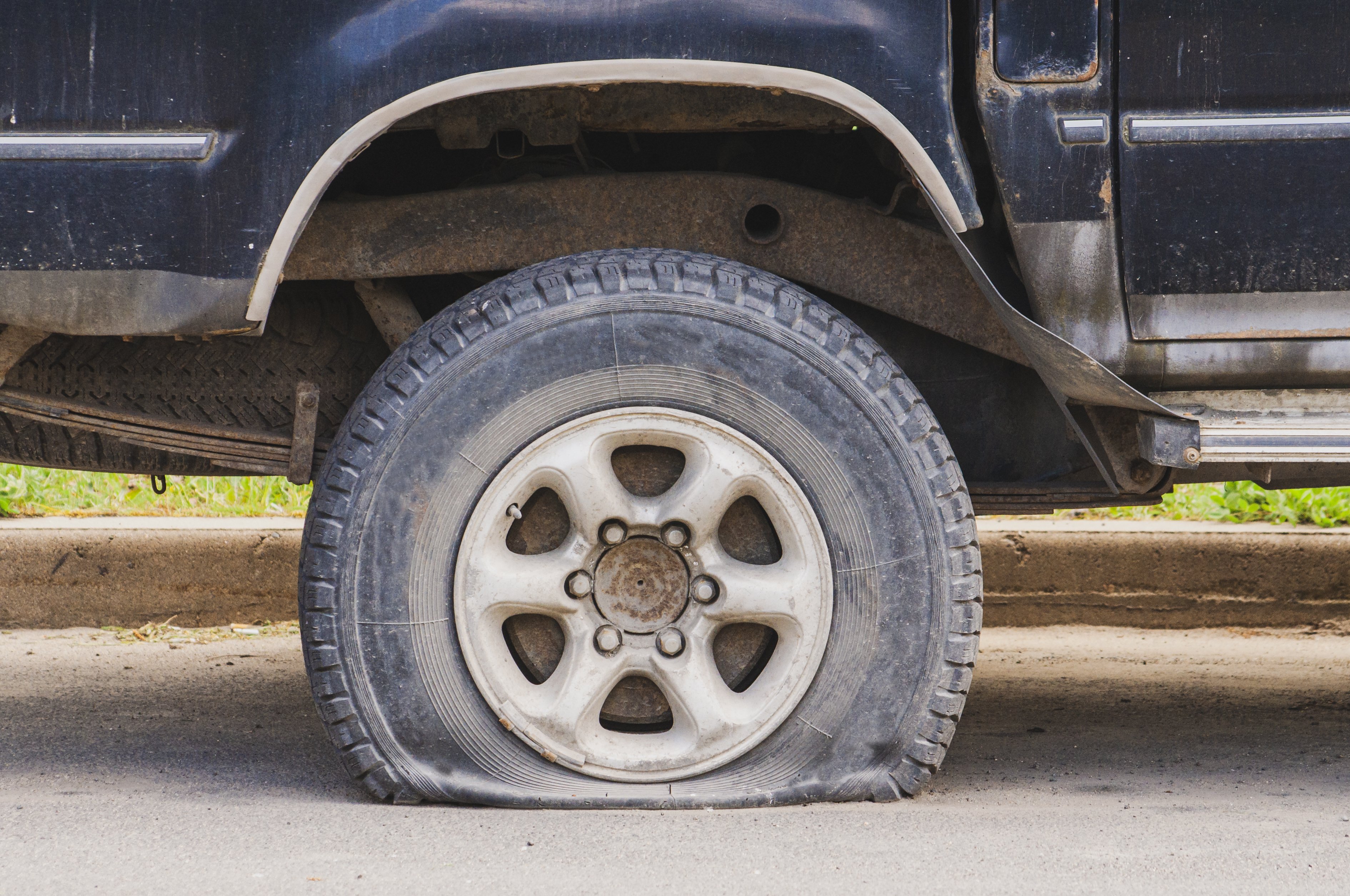 flat tire
