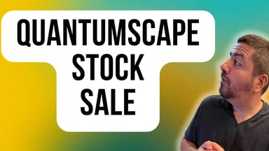 quantumscape stock sale