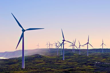 Wind turbines source Getty