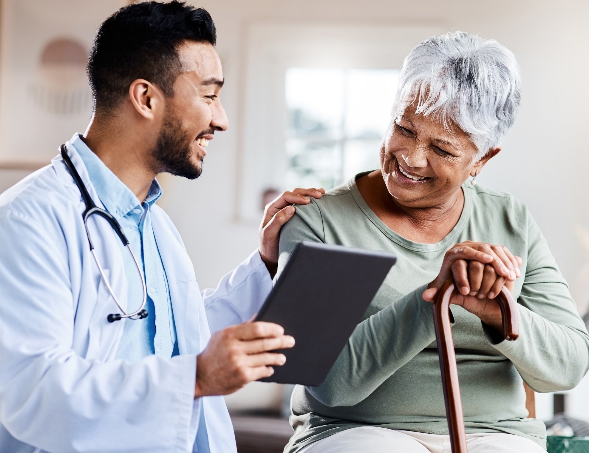 Doctor meeting with a patient
