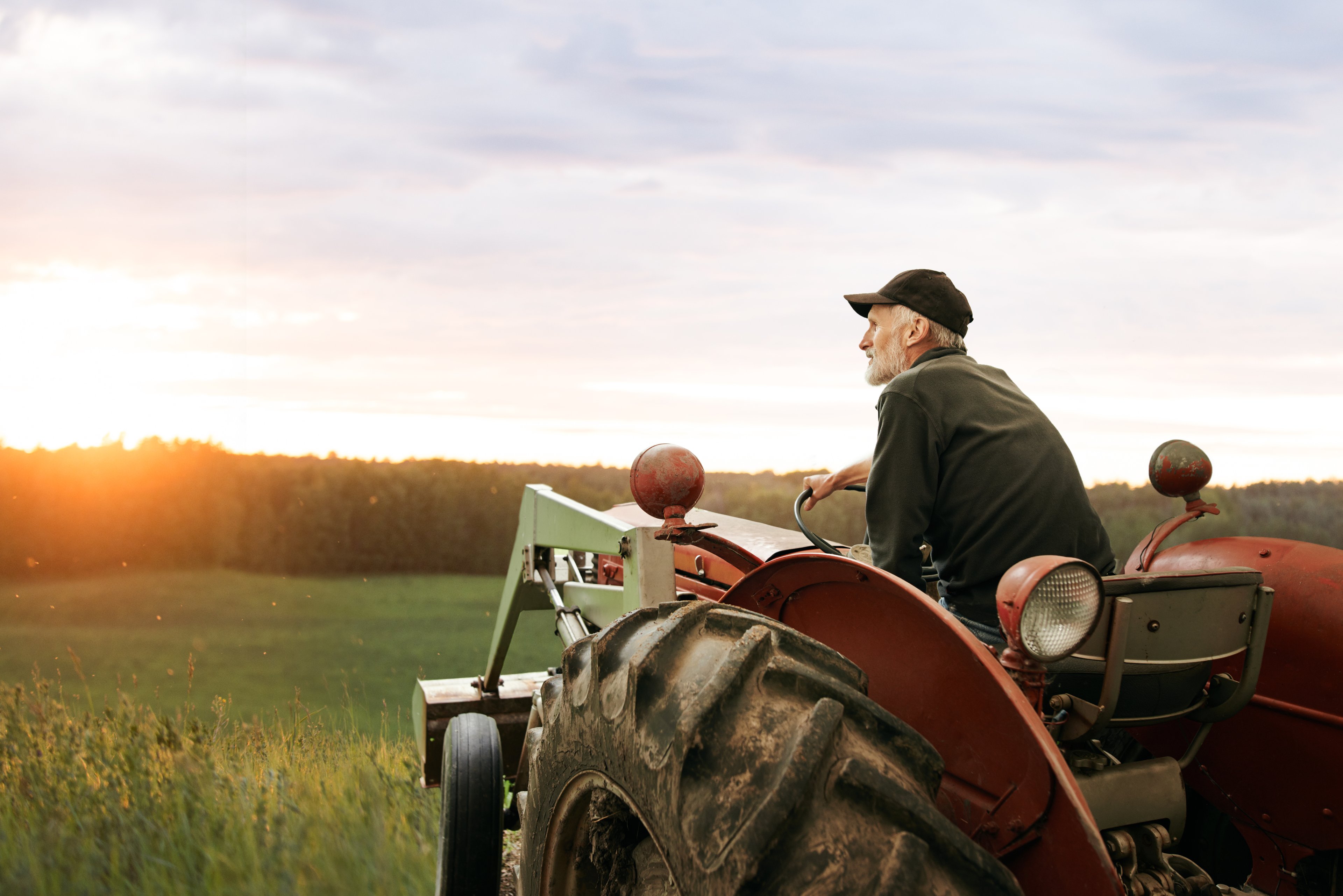 tractor farmer agriculture