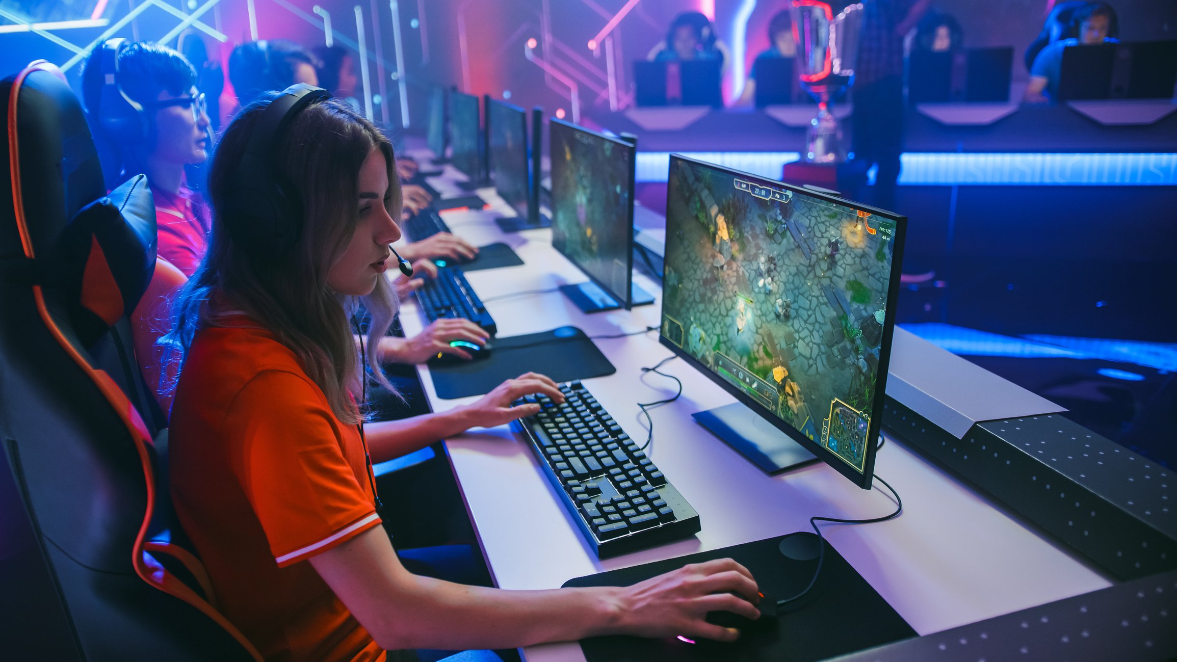 pro gamer computer game gaming tournament