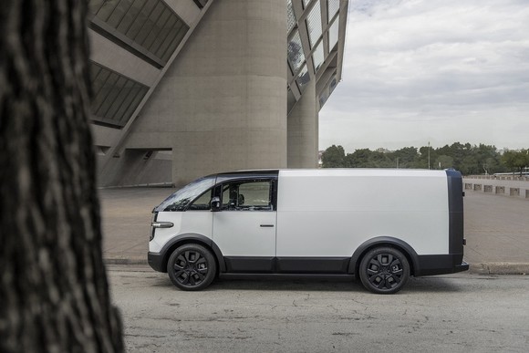 Canoo's lifestyle delivery van.