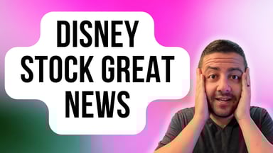disney stock great news