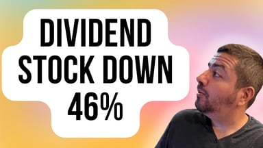 dividend stock down 46%