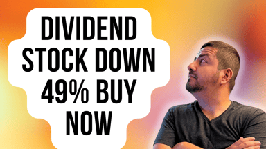 dividend stock down 49% buy now