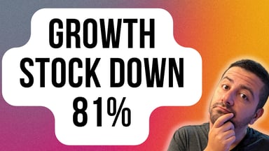 growth stock down 81%