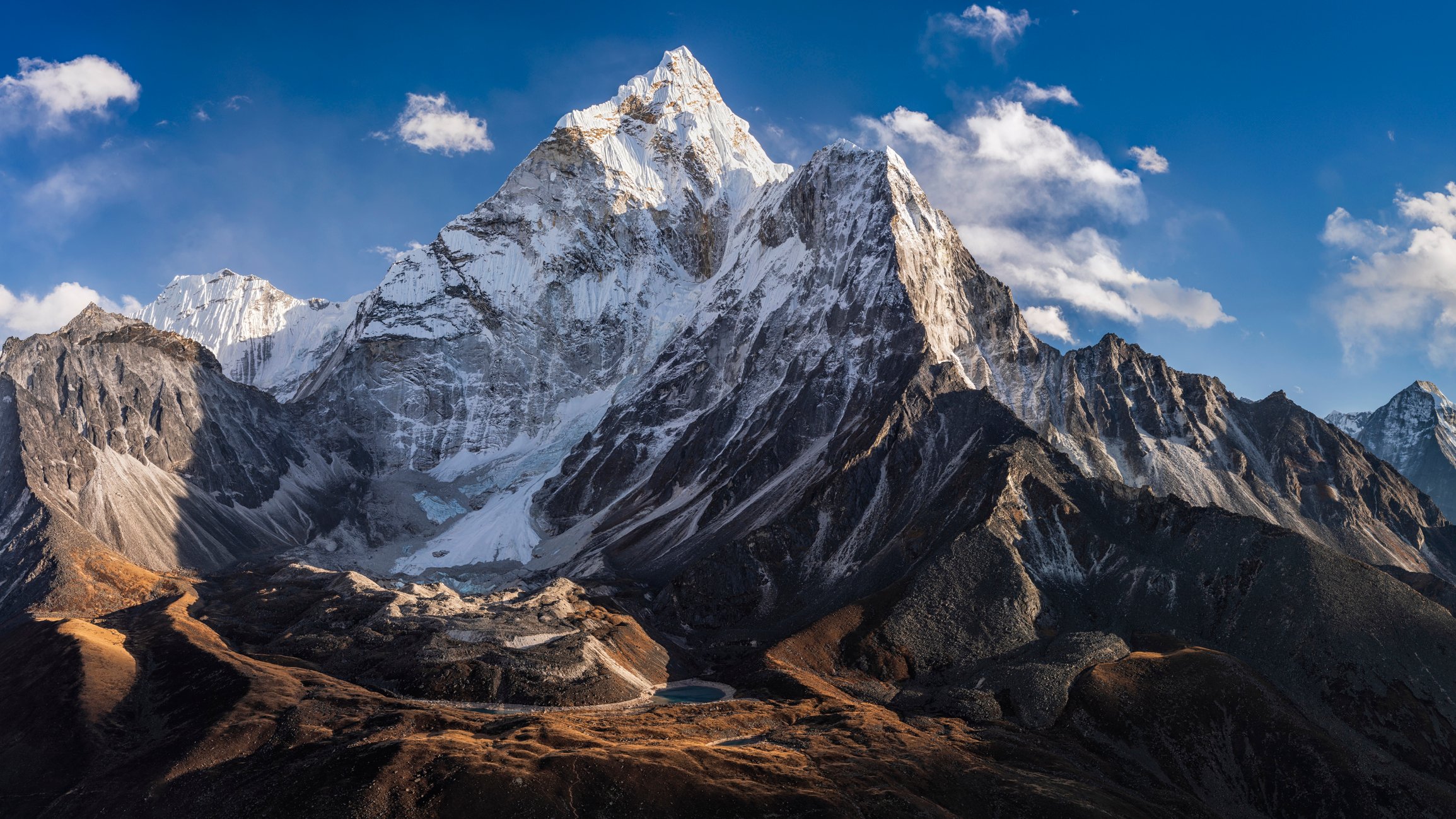 snowcapped mountain peak