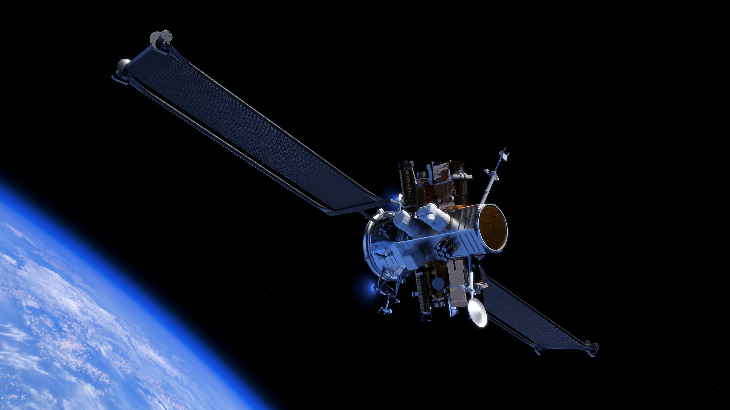 Artist's conception of Blue Ring spacecraft.