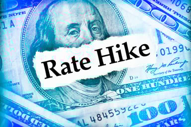 interest rate hike dollar bill
