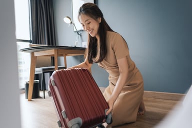 travel young vacation hotel business trip