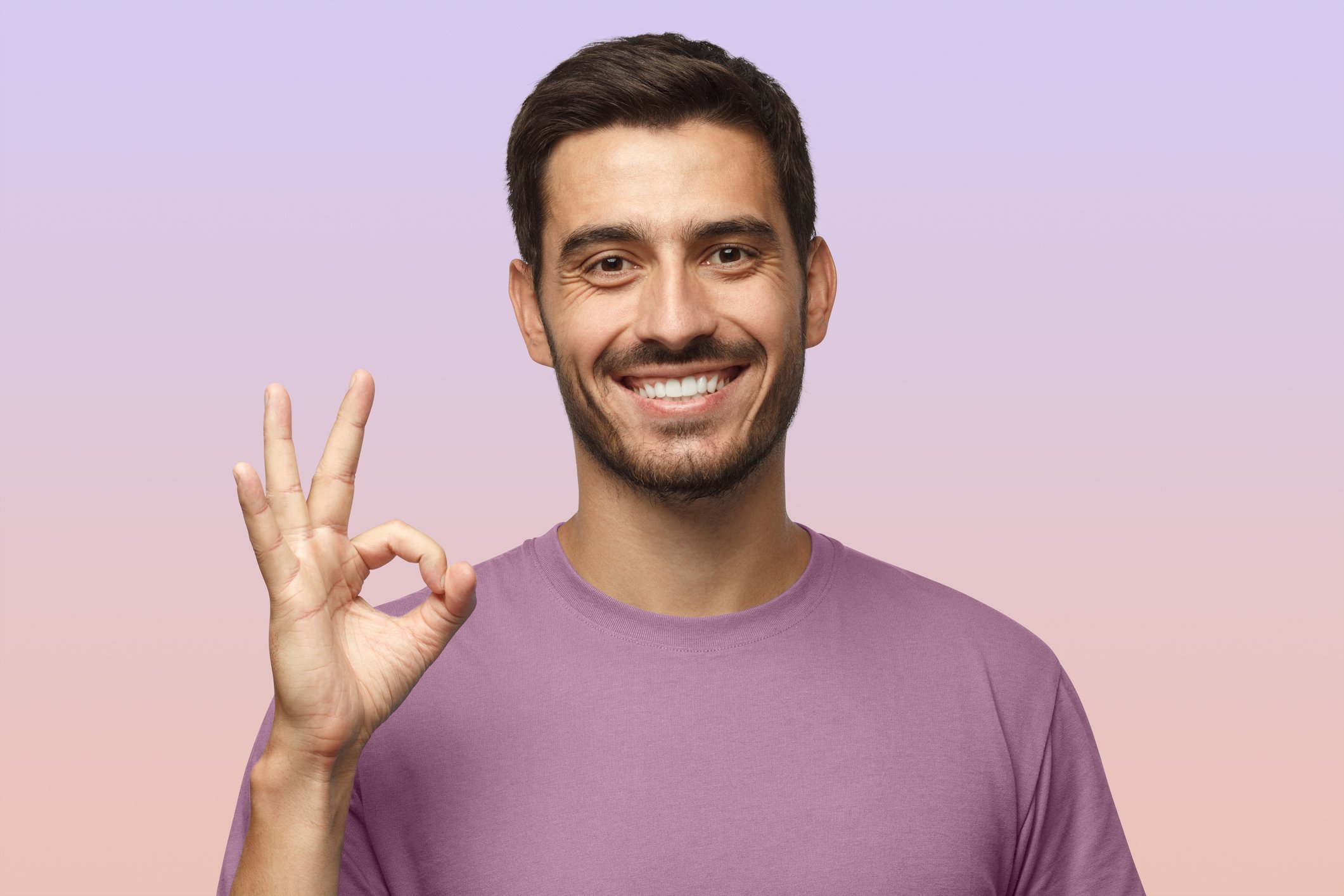 Getty - okay ok sign perfect just right