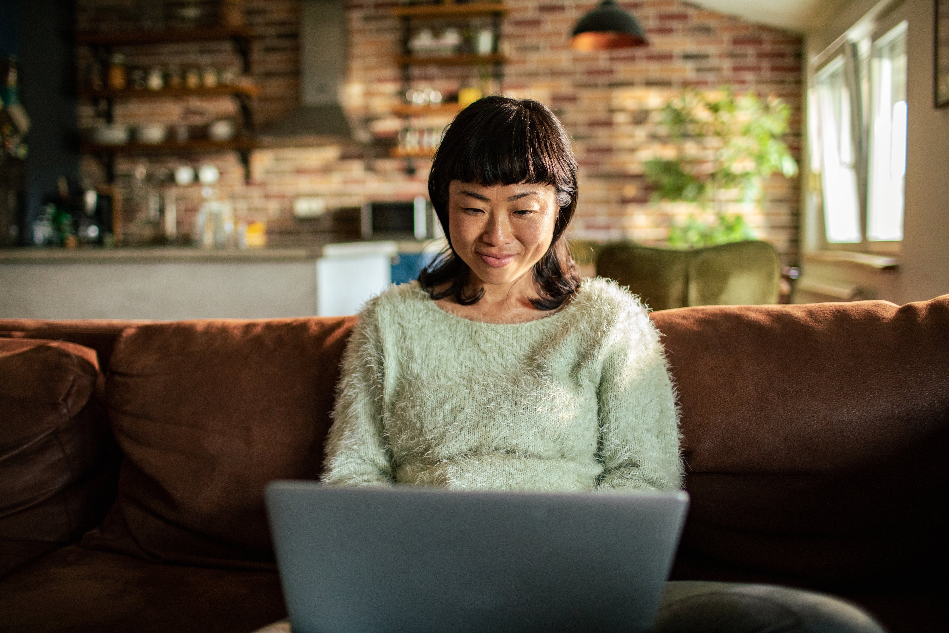 person with laptop