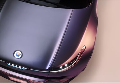 Fisker Ocean hood view