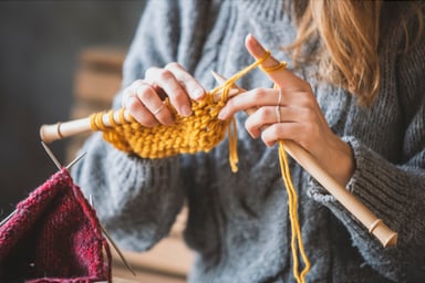 Getty - knitting crafting side gig extra money